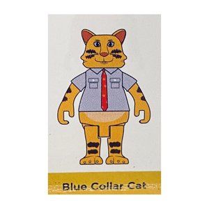 *NEW/SEALED* ROBLOX FIGURE - BLUE COLLAR CAT